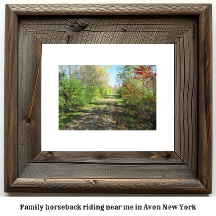 family horseback riding near me in Avon, New York